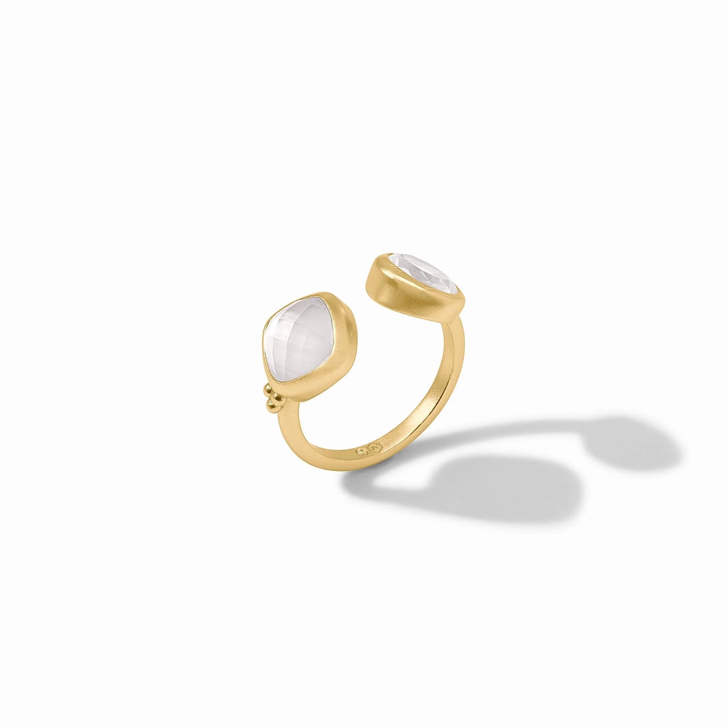 Julie Vos Kaleidoscope Ring- Iridescent Clear Crystal OS