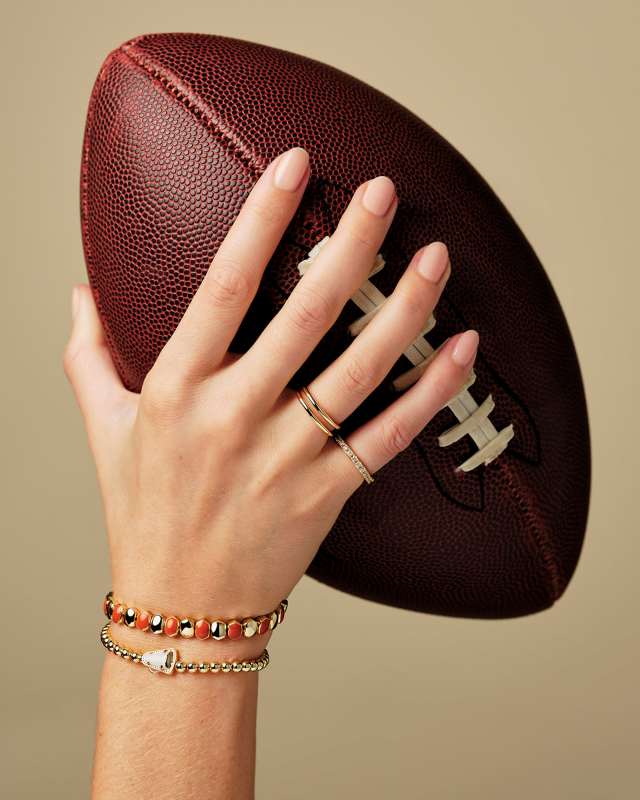 Kendra Scott Cheer Stretch Bracelet-Gold White MOP