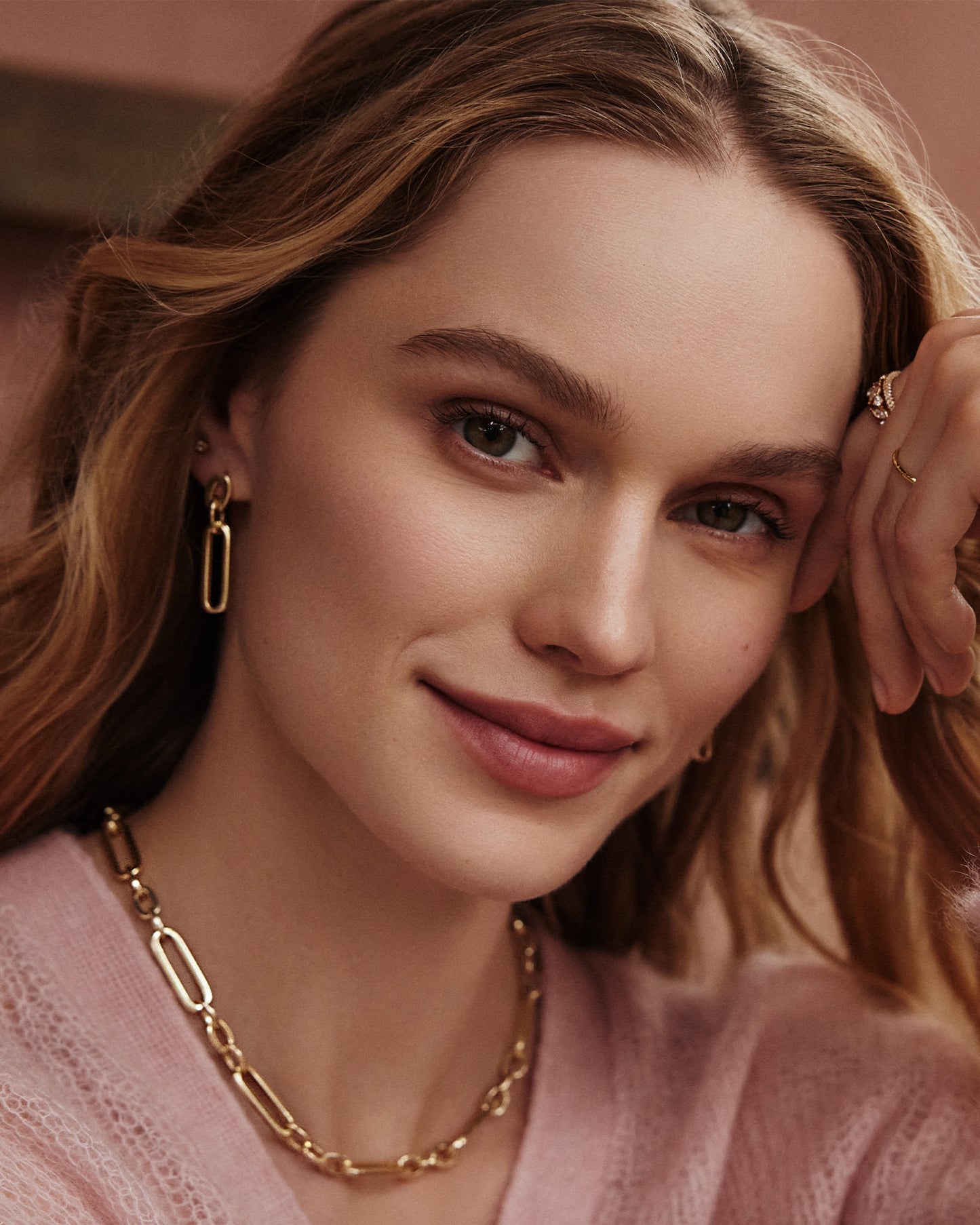 Kendra Scott Heather Link Chain Necklace-Gold or Silver