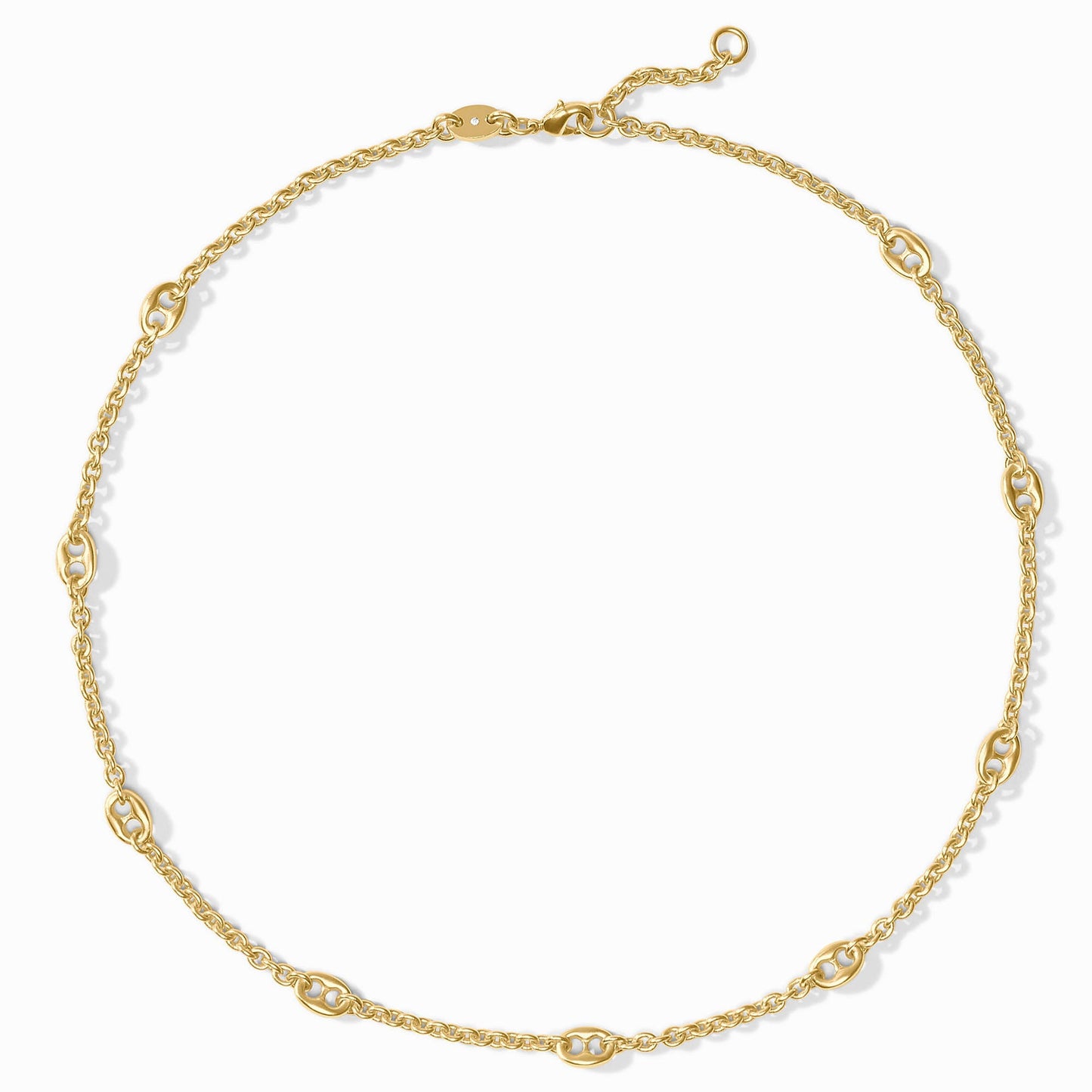 Julie Vos “Laguna” Delicate Station Necklace- Gold