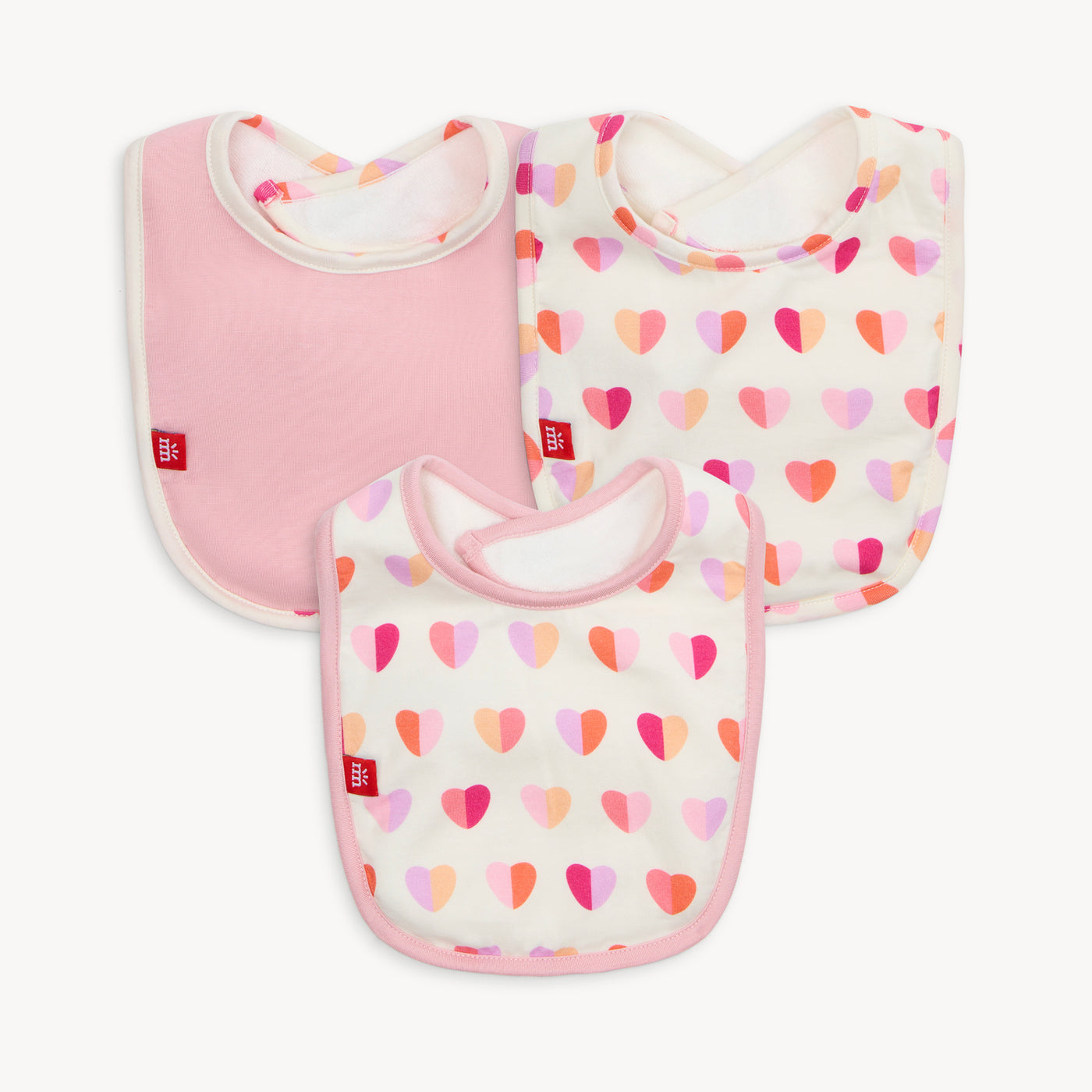 Magnetic Me “Pink XOXO” Bib 3 Pack