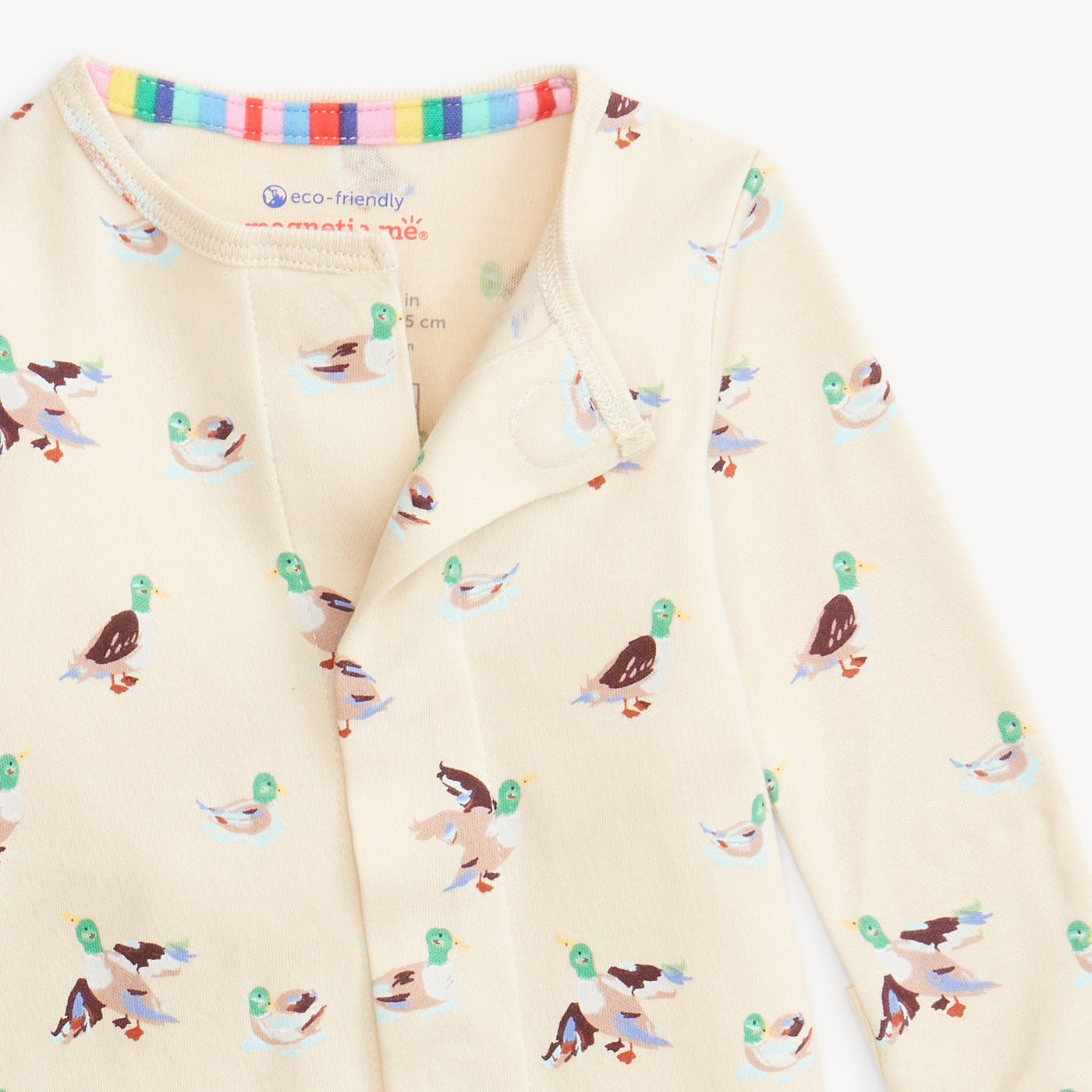 Magnetic Me “Quack Me Up” Organic Cotton Convertible Coverall