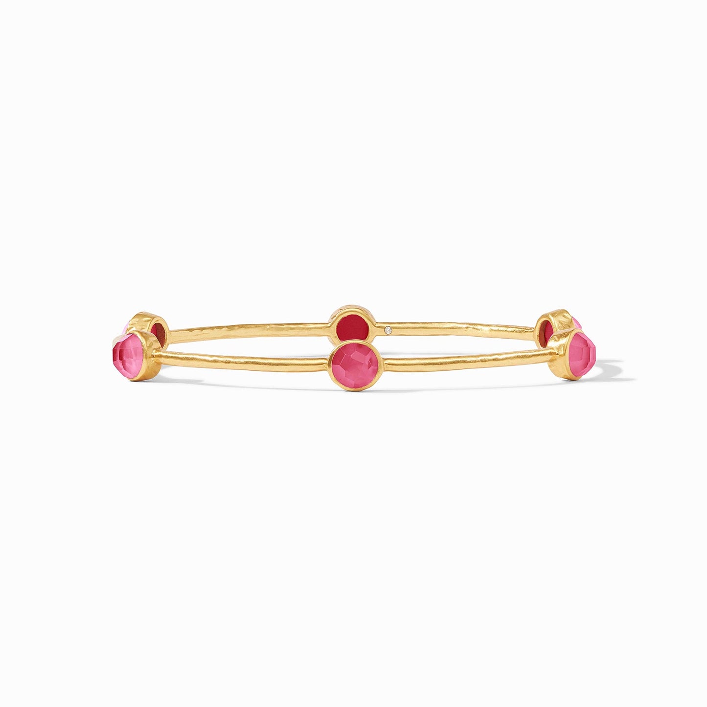 Julie Vos “Milano” Luxe Bangle-Iridescent Raspberry