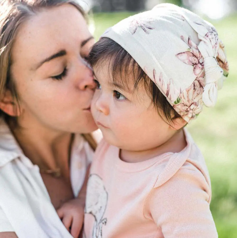Milkbarn Kids "Butterfly" Bamboo Knotted Beanie Hat