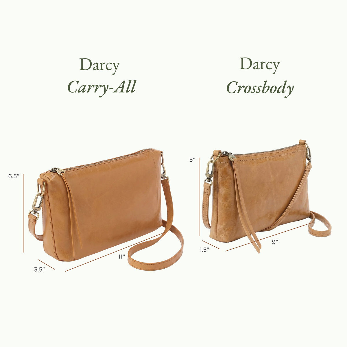 Hobo Bags “Darcy” Crossbody-Whiskey