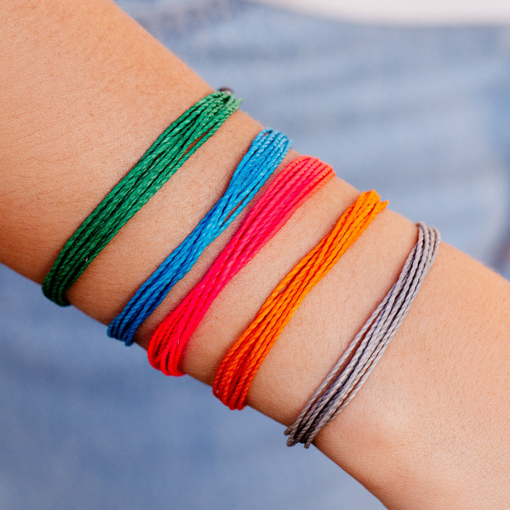 Puravida Original Solid Bracelet- Neon Pink