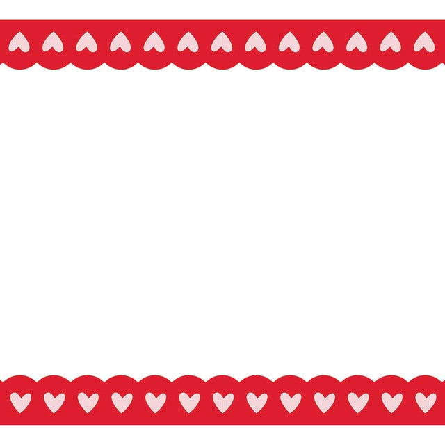 Slant Table Runner - Hearts