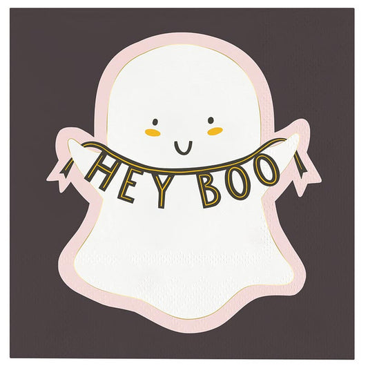 Slant "Hey Boo" Napkin (Pack of 20)