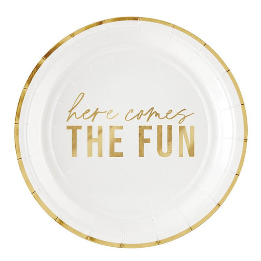 Slant "Here Come the Fun" Plate