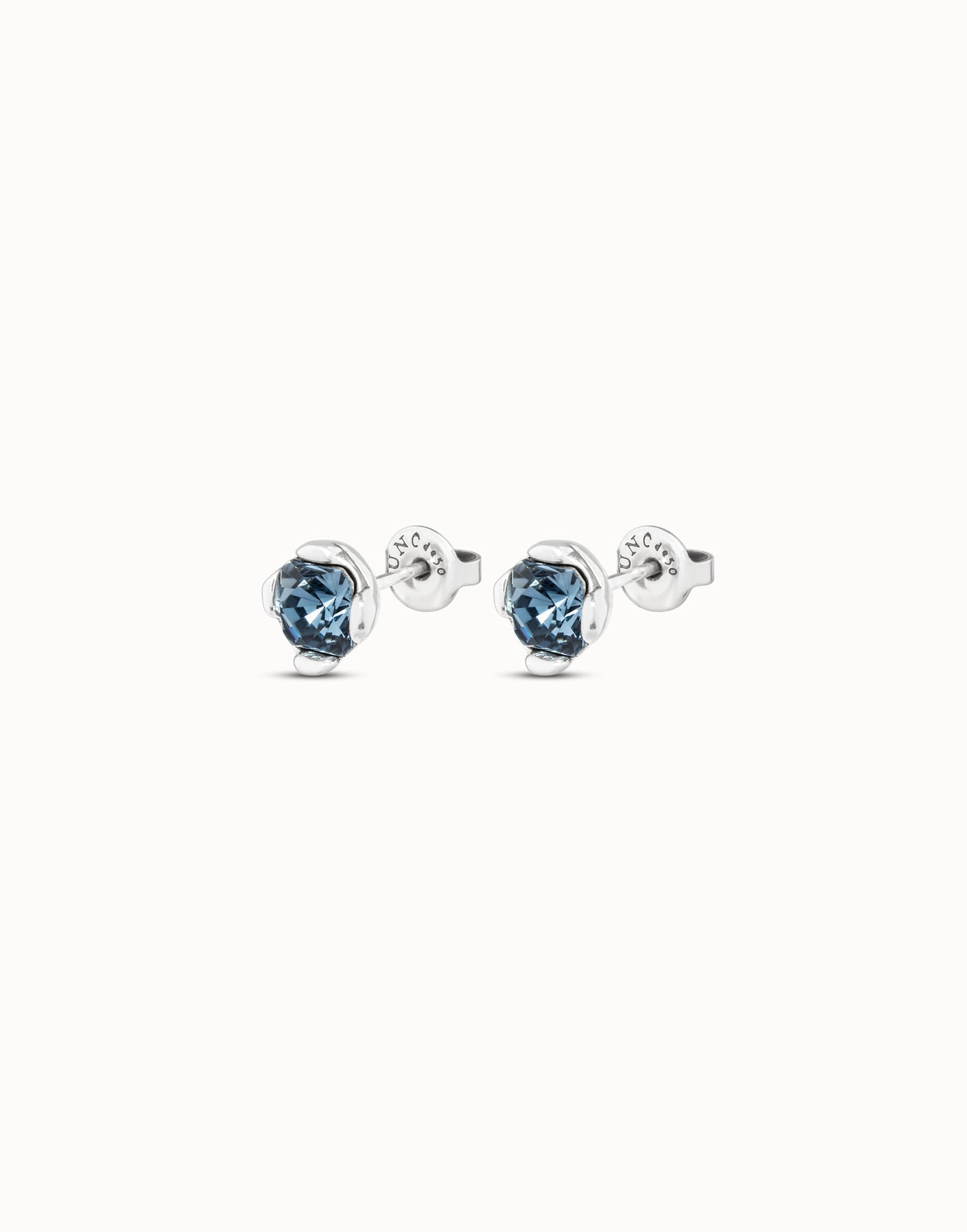 Uno de 50 "Aura Blue" Earrings-Silver