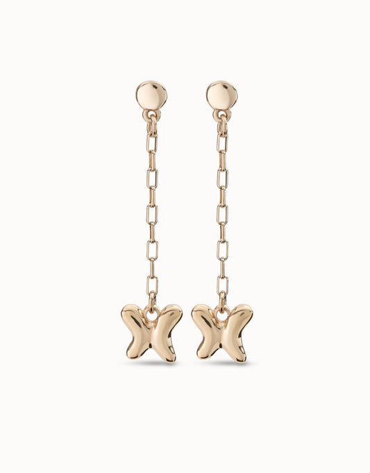 Uno de 50 "Wings" Earrings-Gold