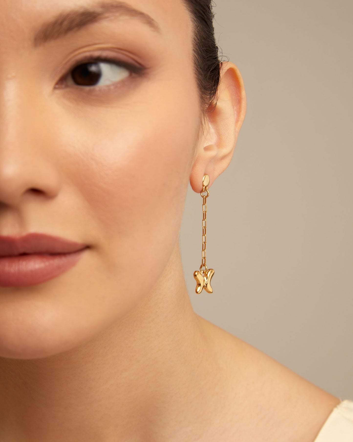 Uno de 50 "Wings" Earrings-Gold