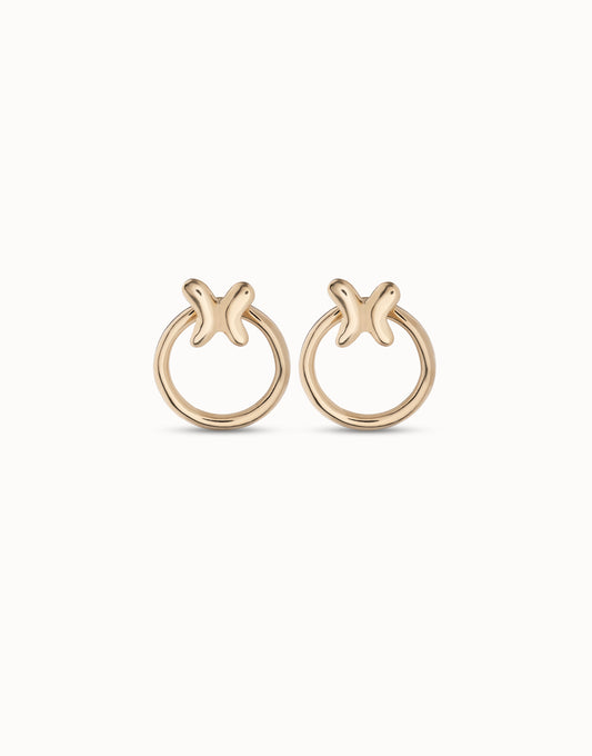 Uno de 50 "Butterfly Effect" Earrings-Gold