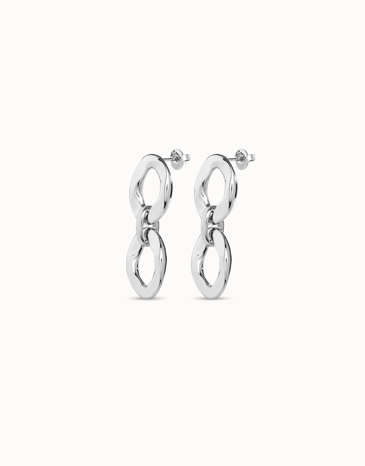 Uno de 50 "Groovy" Earrings-Silver