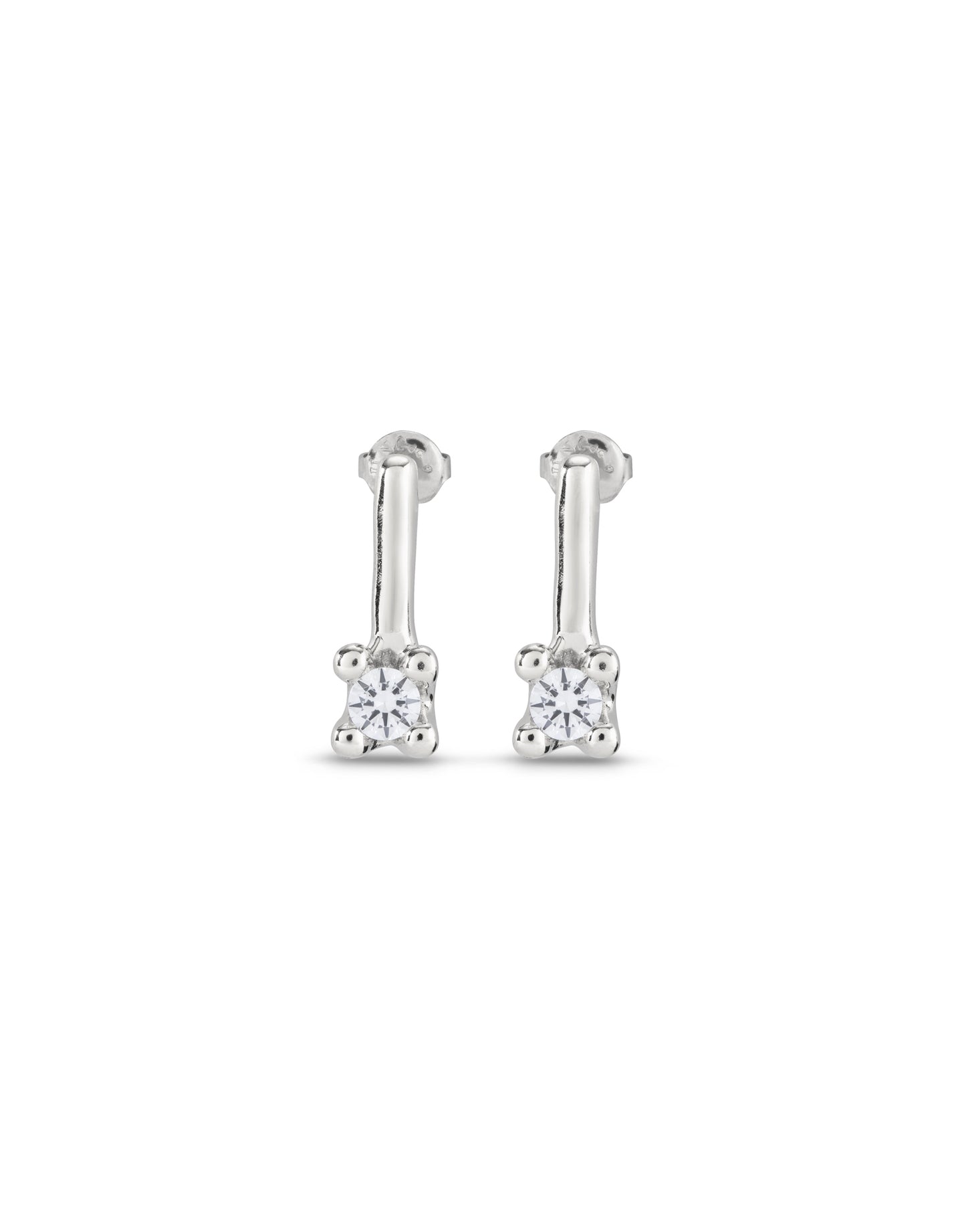 Uno de 50 "Divine" Earrings-Silver (clear)