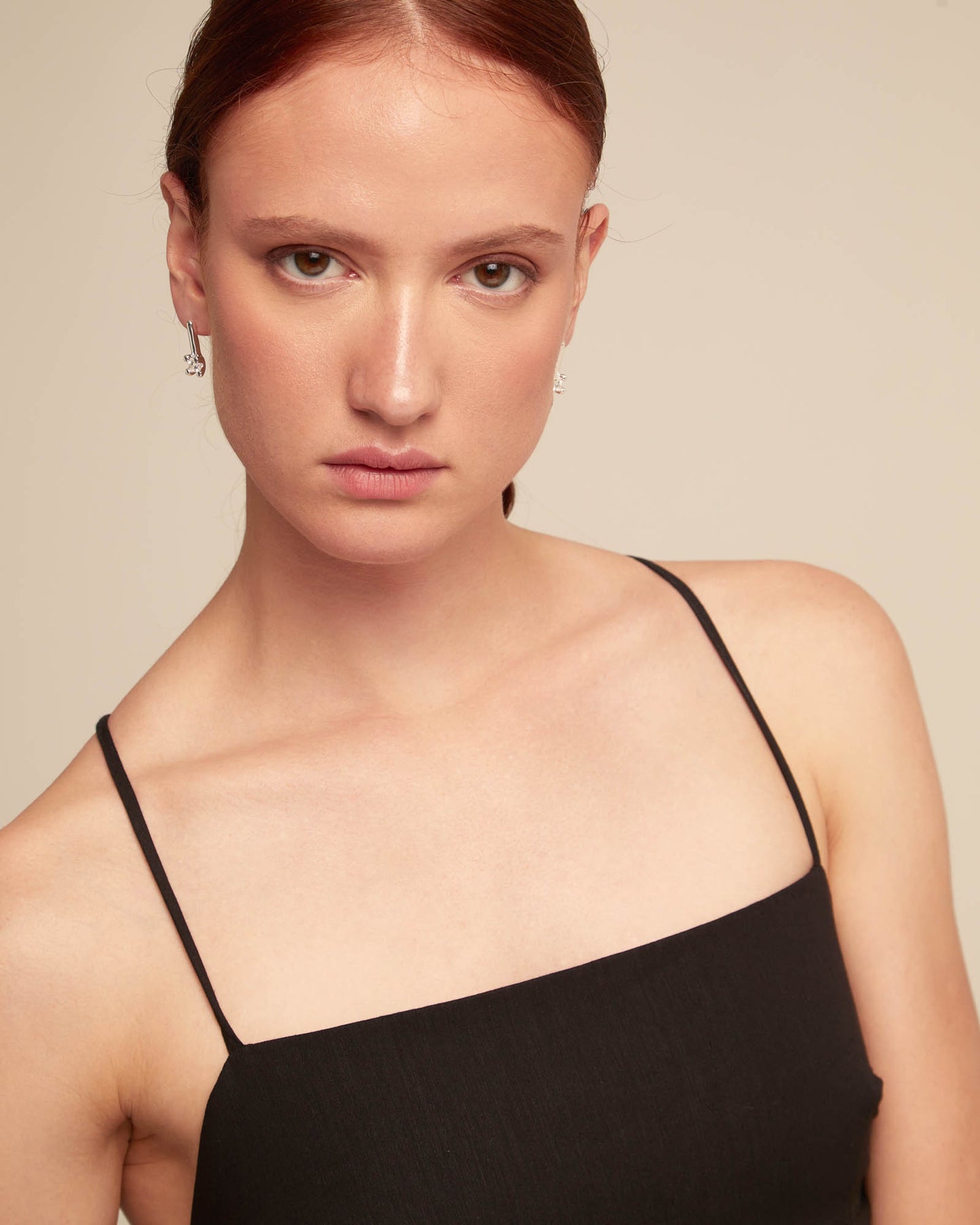 Uno de 50 "Divine" Earrings-Silver (clear)