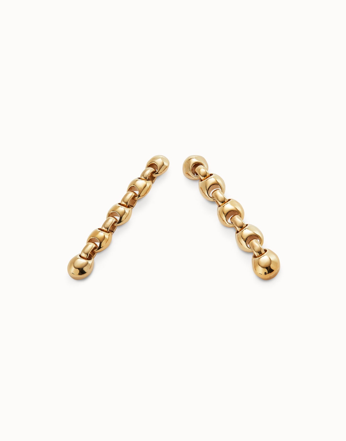 Uno de 50 "Be Fearless" Earrings-Gold