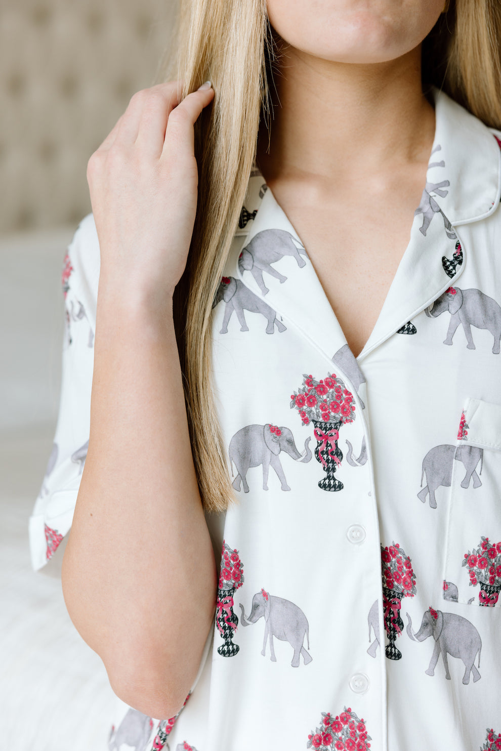 Sorority & Sisterhood Gameday Heirloom Pajama Short Set- Tuscaloosa