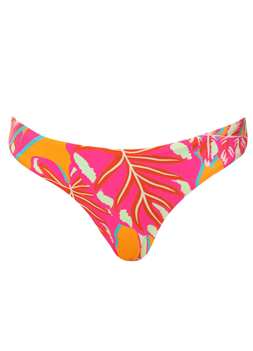 Maaji Swimwear "Jungle Groove" Flirt Low Rise Thin Side Bikini Bottom