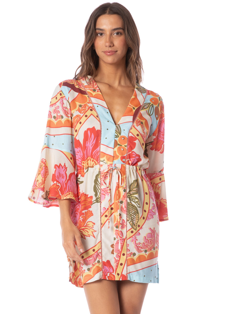 Maaji Swimwear "Floral Groove" Joy Kaftan