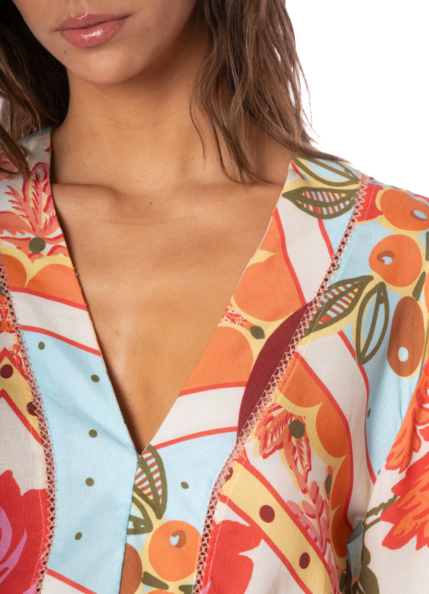 Maaji Swimwear "Floral Groove" Joy Kaftan