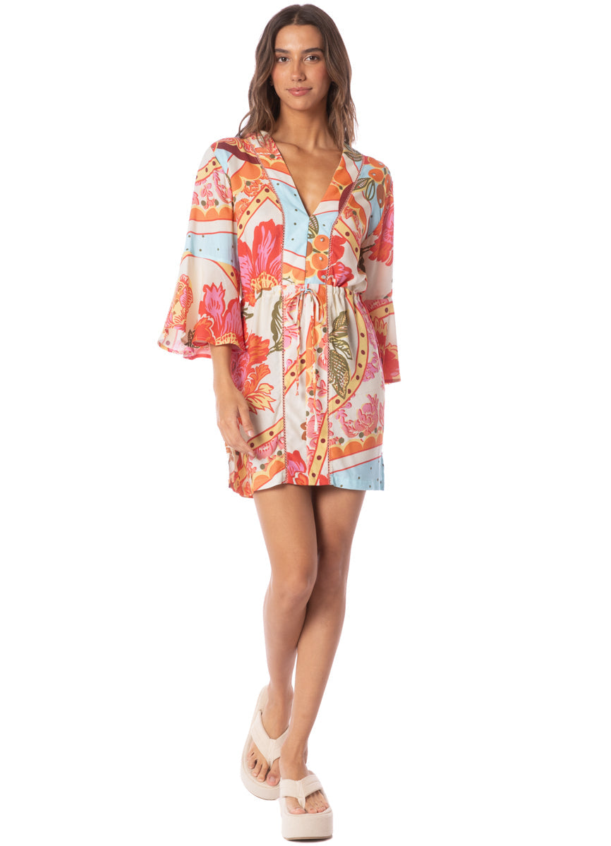 Maaji Swimwear "Floral Groove" Joy Kaftan