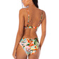 Maaji Swim "Neon Leafy" Sublimity Regular Rise Classic Bikini Bottom
