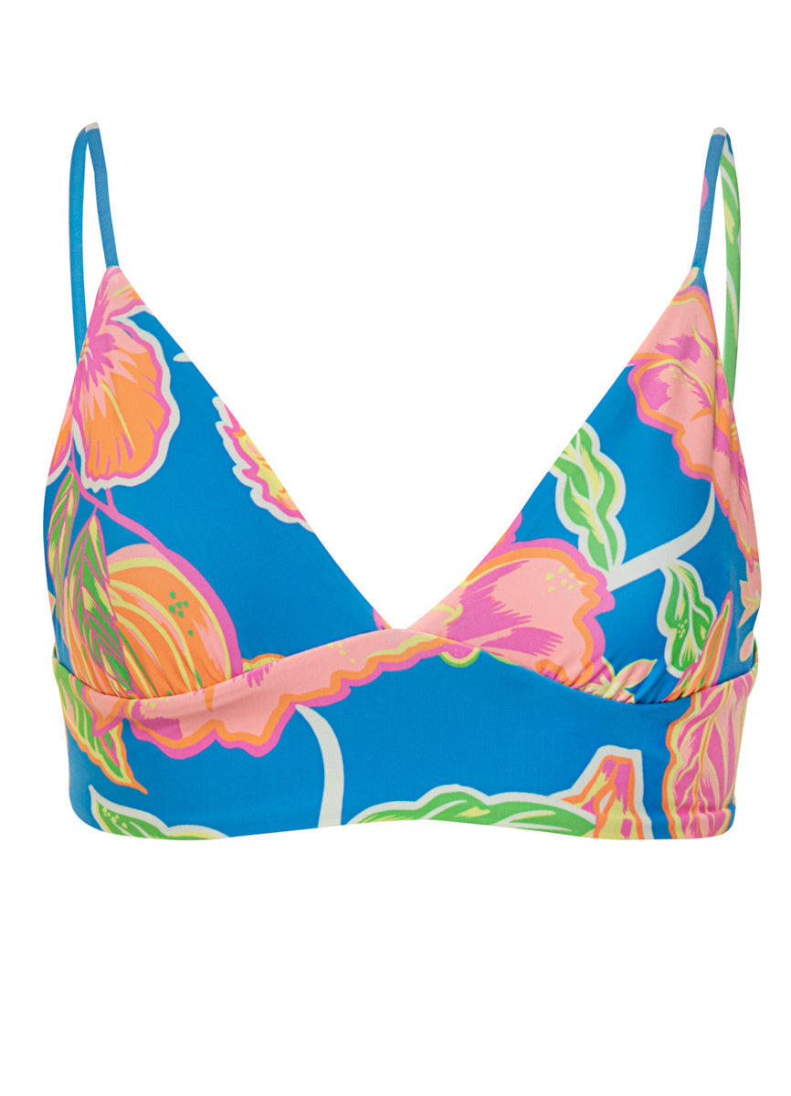 Maaji Swimwear "Fruit Punch" Copilot Long Line Triangle Bikini Top