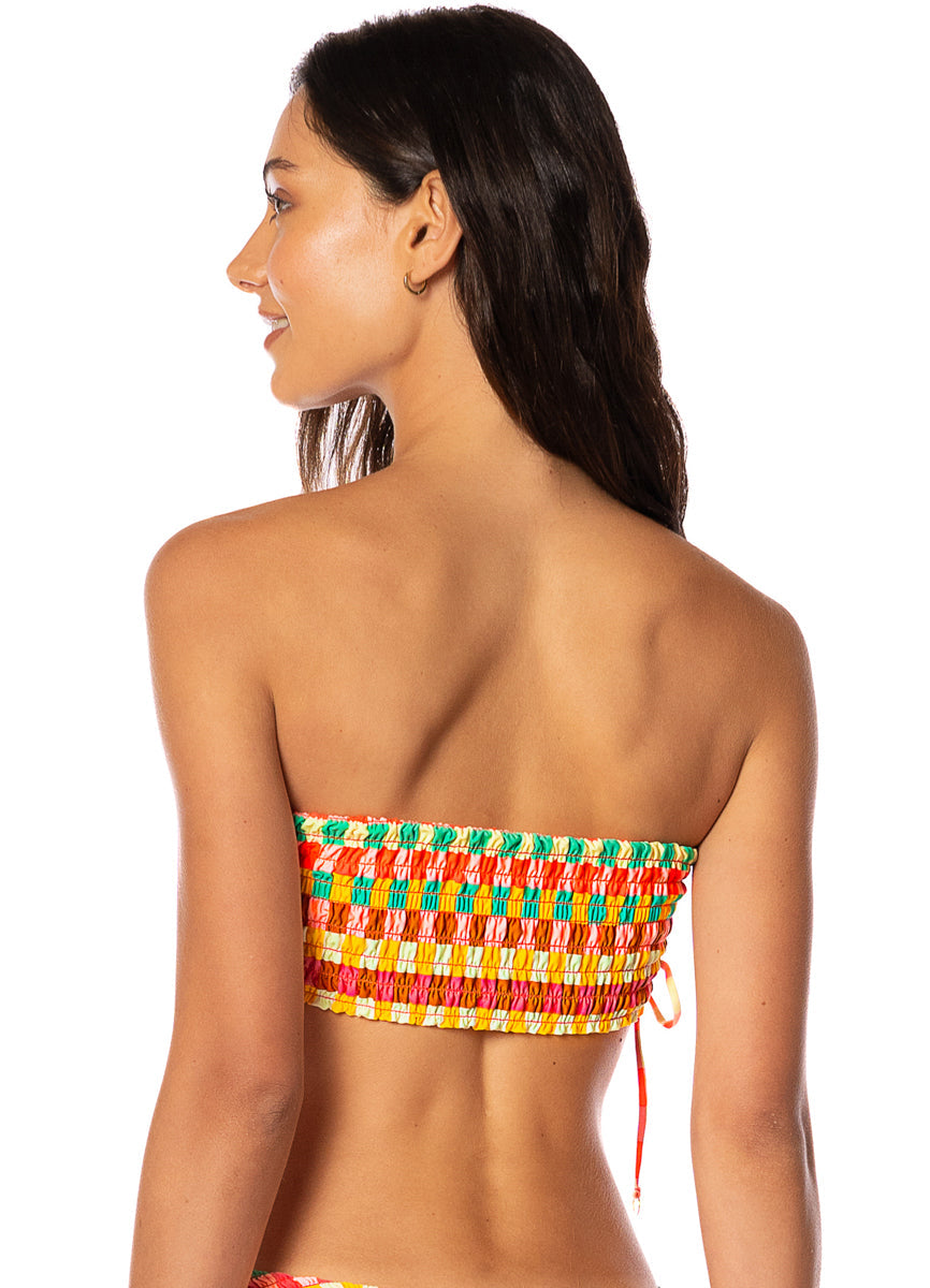Maaji Swimwear "Golden Gambit" Artemisa Strapless Bandeau Bikini Top