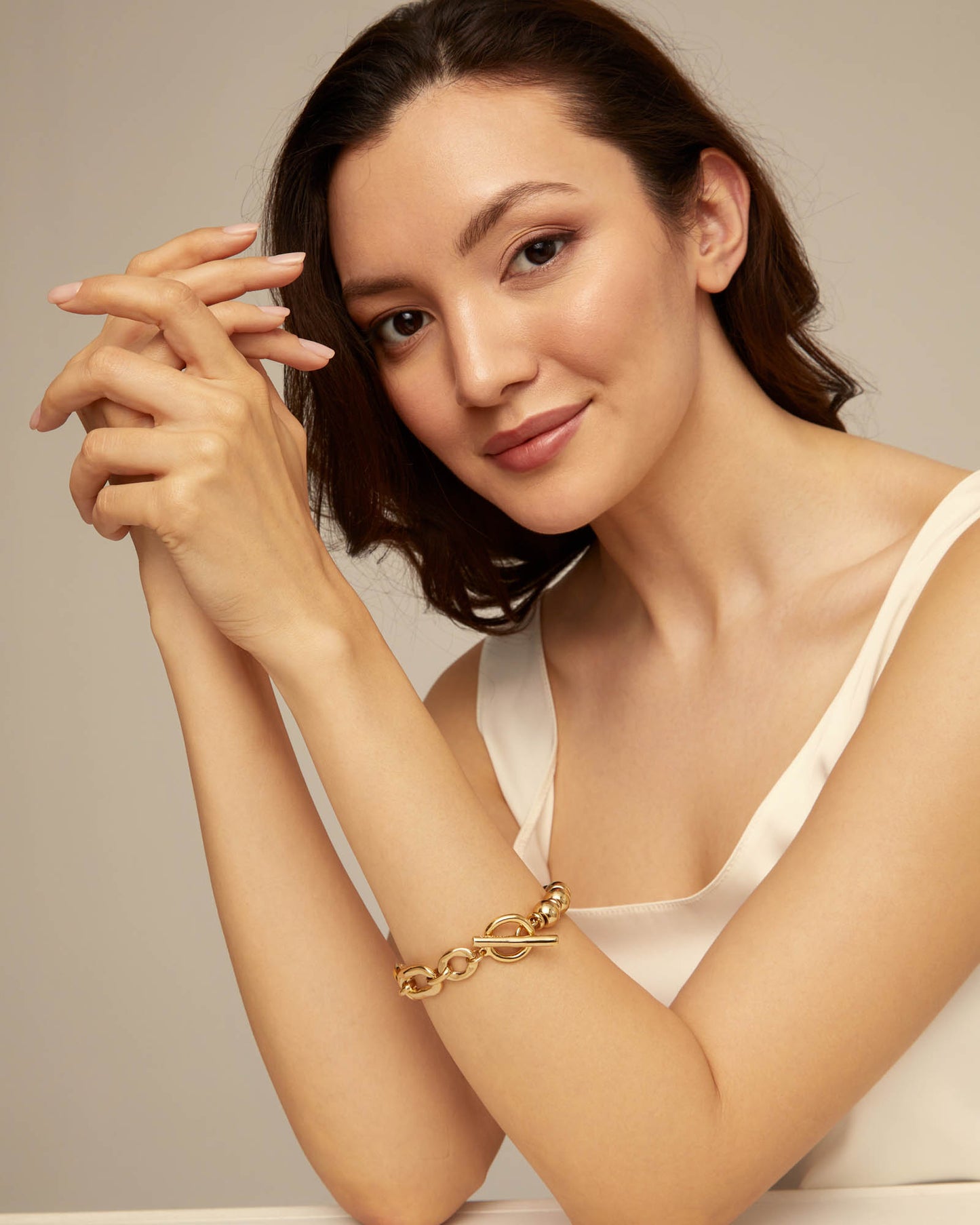 Uno de 50 "Cheerful" Bracelet- Gold