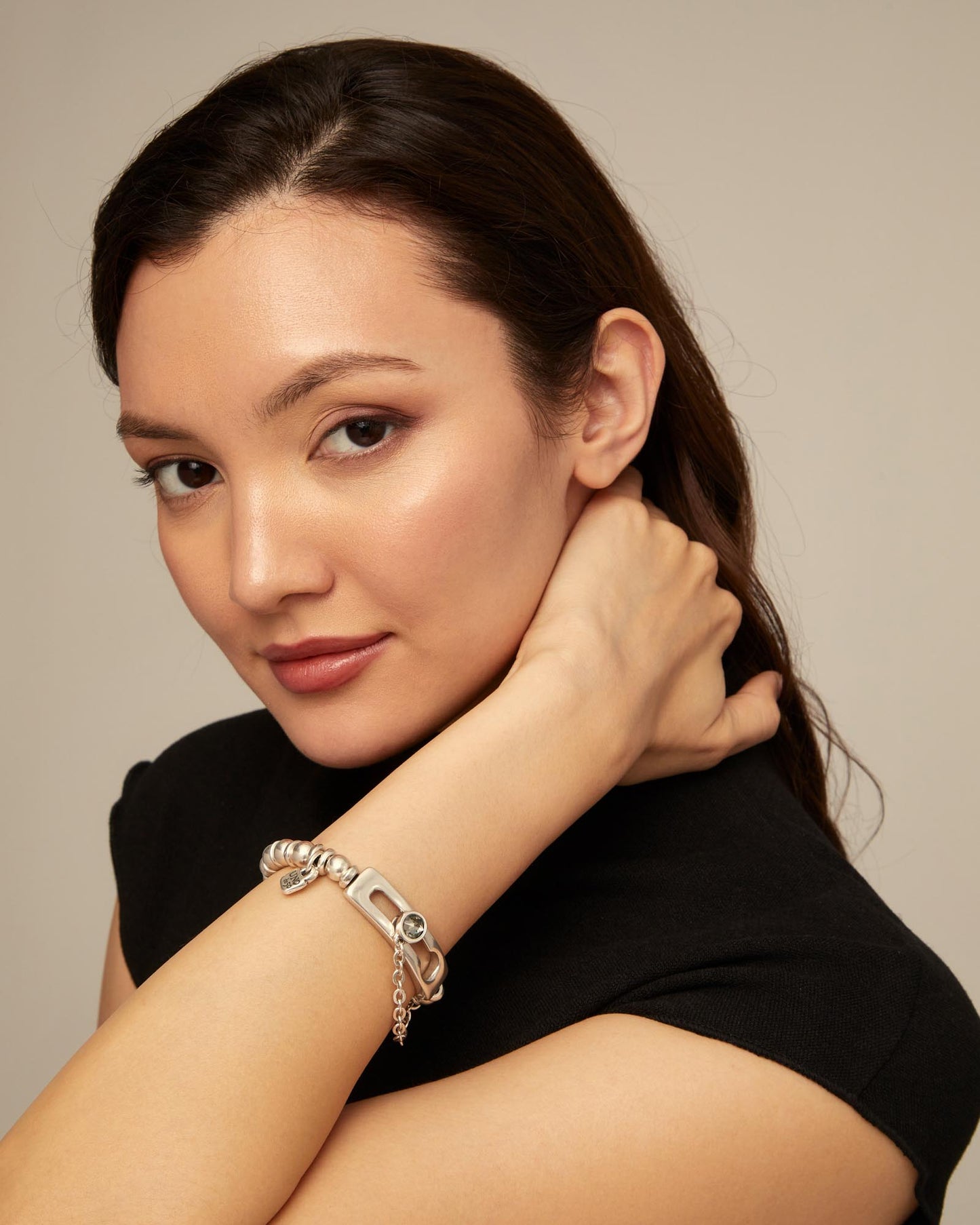 Uno de 50 "Empower" Bracelet-Silver