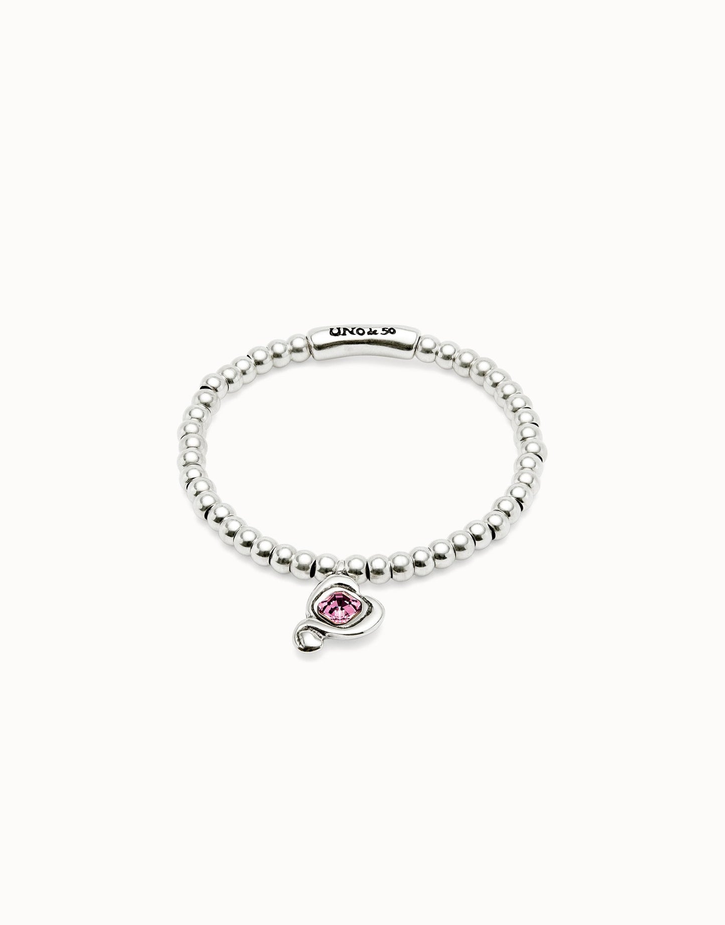 Uno de 50 "Be Expressive" Bracelet-Silver/Rose