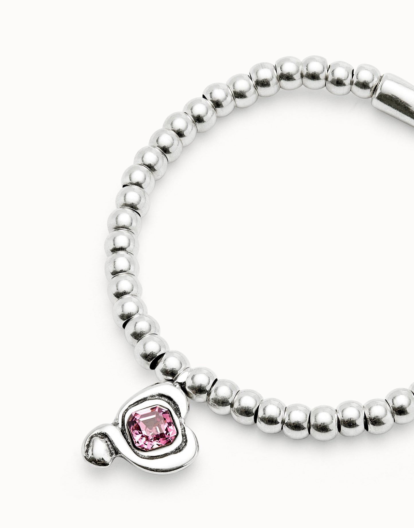 Uno de 50 "Be Expressive" Bracelet-Silver/Rose