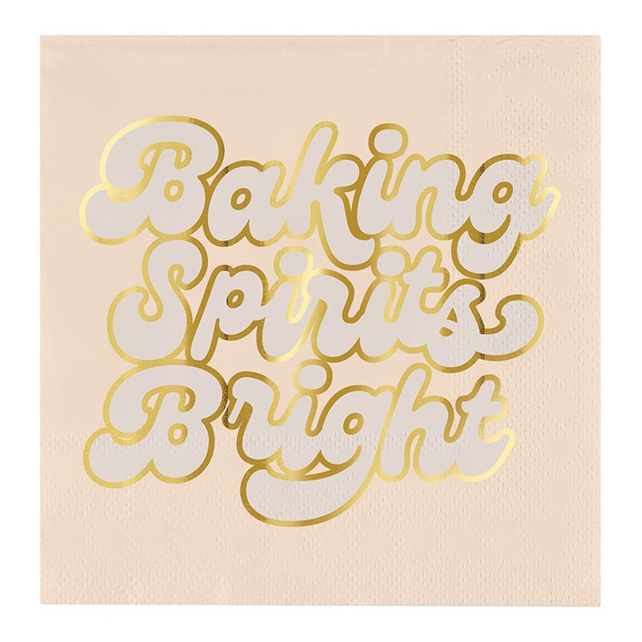 Slant "Baking Spirits Bright" Napkin (Pack of 20)