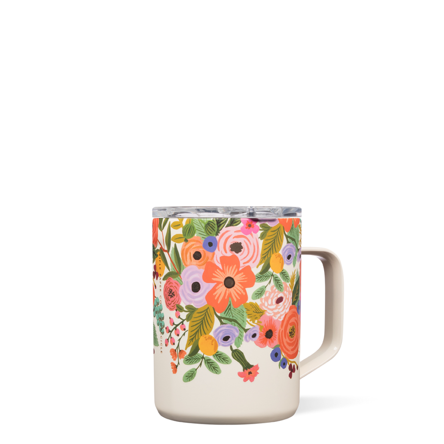 Corkcicle x Rifle Paper Co. “Garden Party” Gloss Cream - 16oz Mug