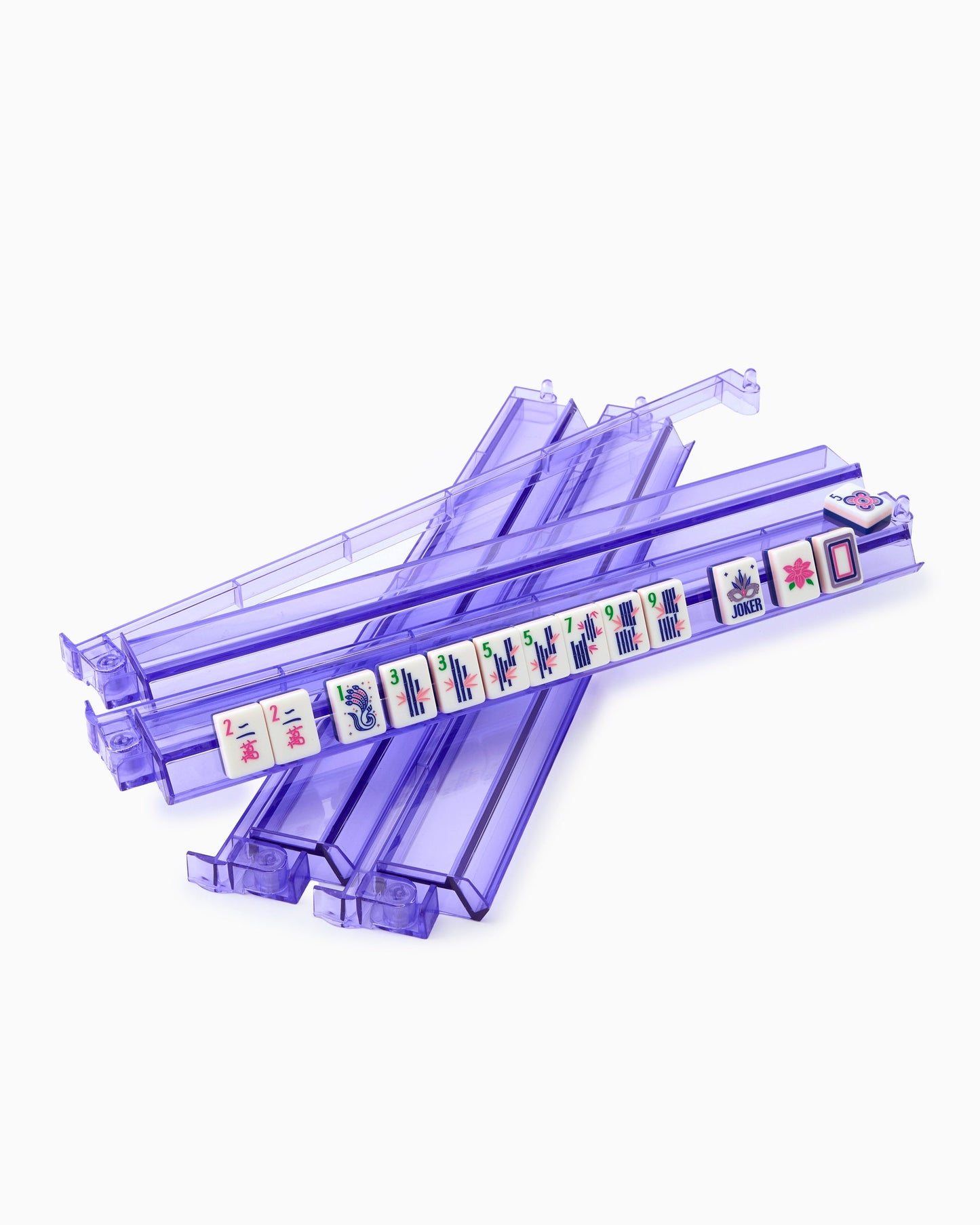 Oh My Mahjong Rack & Pushers Set-Lilac