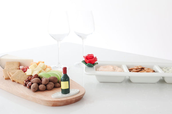 G9 Nora Fleming Garnish Dish-Pinstripes