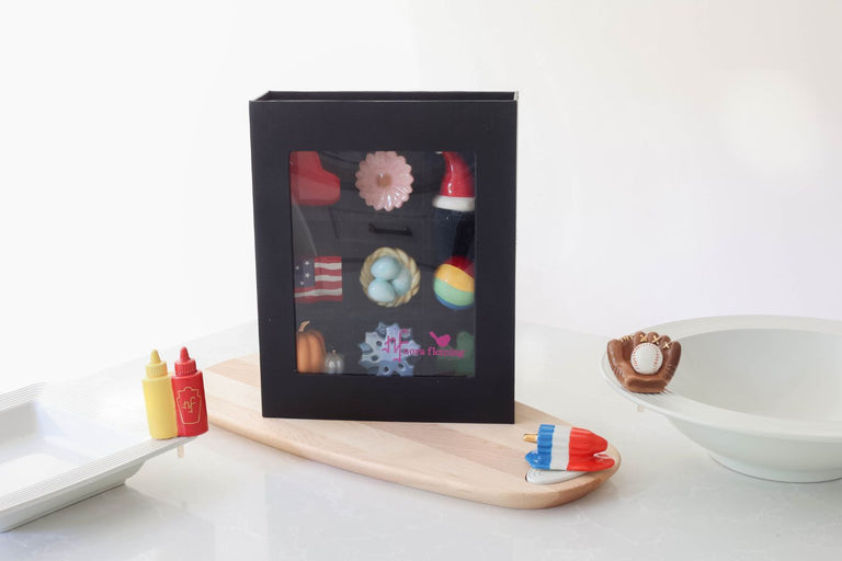 M4 Nora Fleming 9 Piece Black Keepsake Case