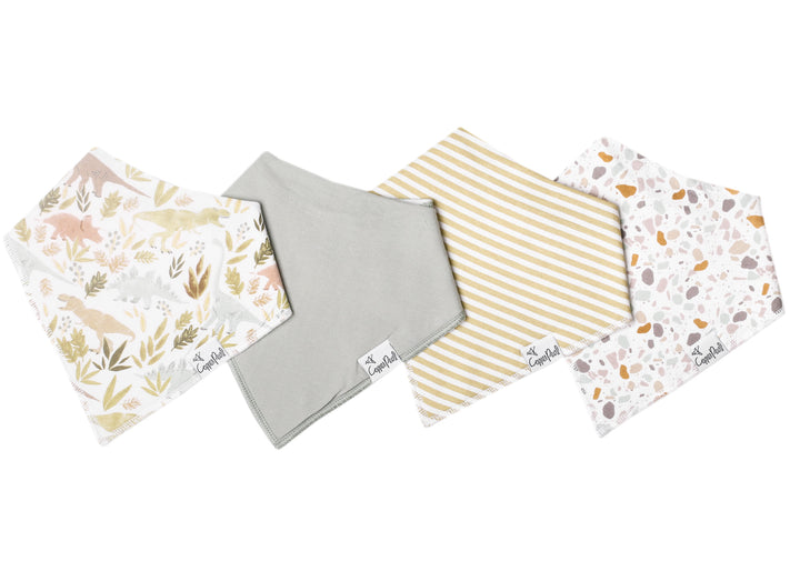 Copper Pearl Rex Baby Bandana Bib Set ( 4 pk)