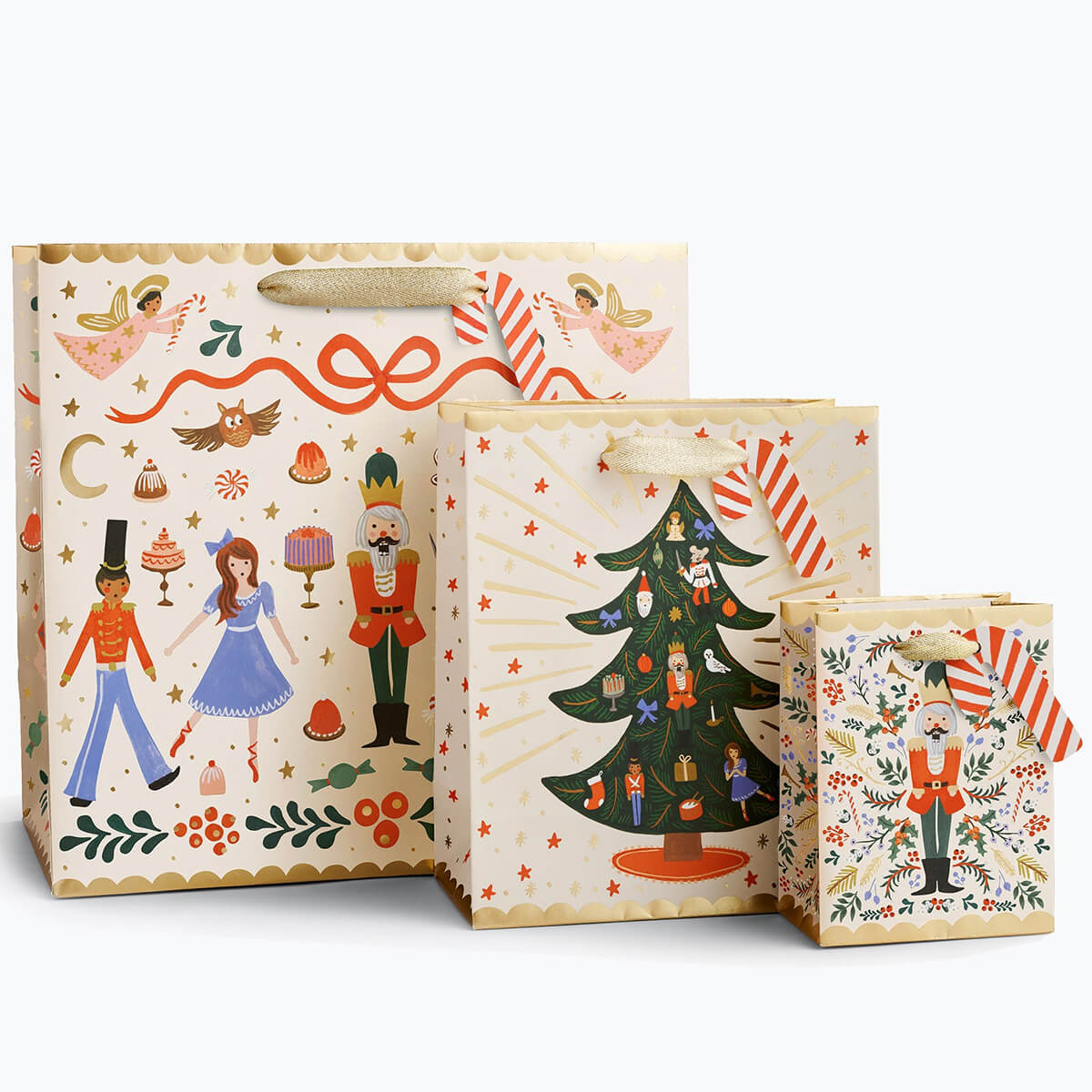Rifle Paper Co. “Nutcracker Sweets” Gift Bags - Available in 3 Sizes