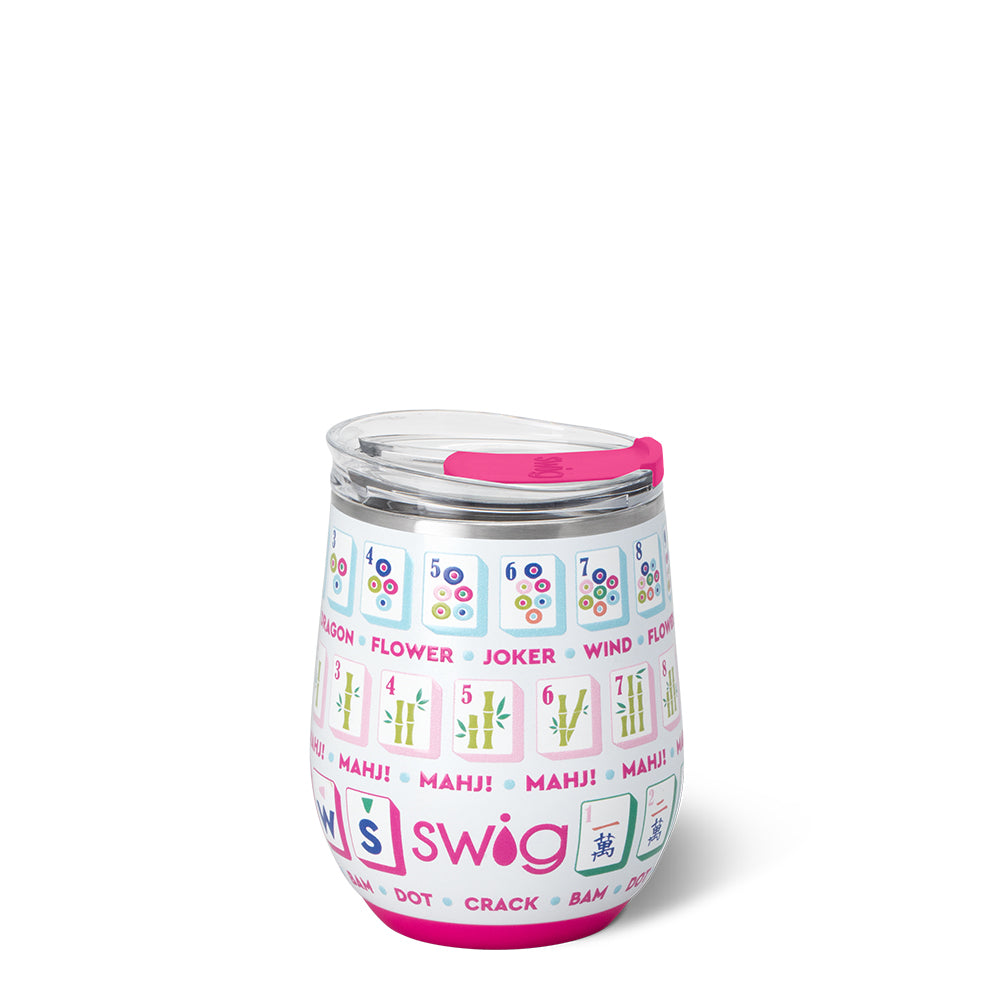Swig 12oz Stemless Wine-Mahjong