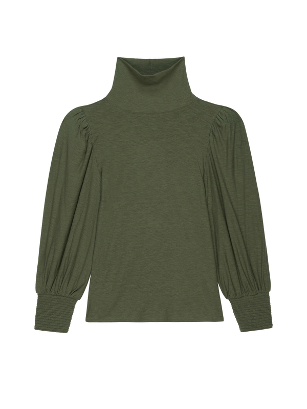 Nation LTD "Sawyer" Femme Turtleneck-Stoned Moss