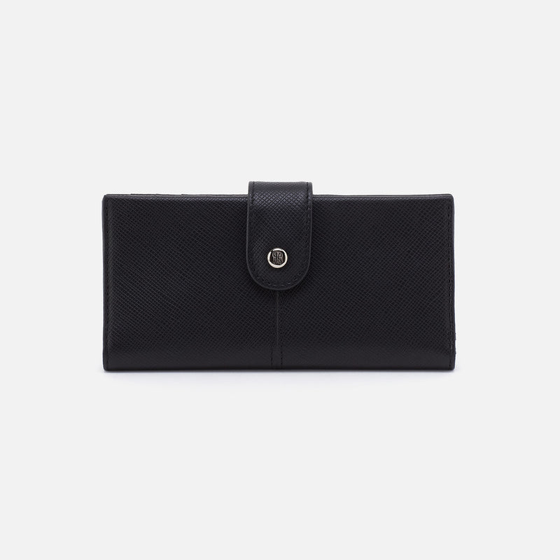 Hobo Bags "Essential" Bifold Wallet-Black