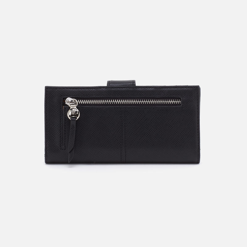 Hobo Bags "Essential" Bifold Wallet-Black