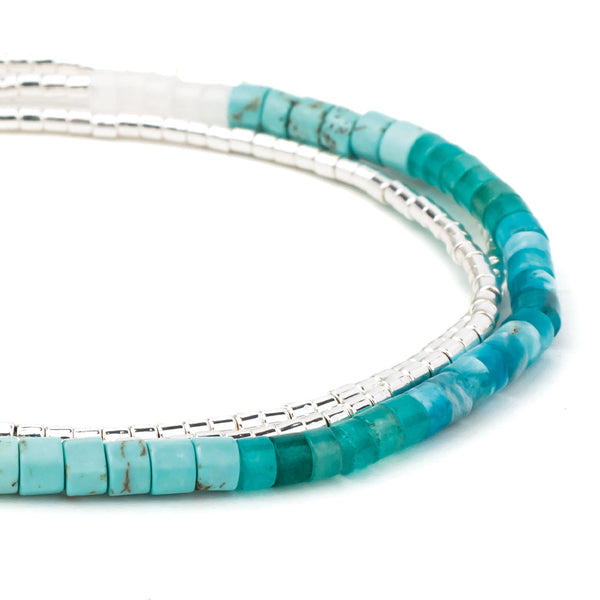 Scout Curated Wears Ombre Stone Wrap - Sky/Silver