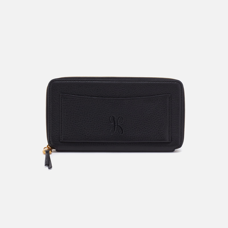 Hobo Bags "Hart" Large Wallet-Black