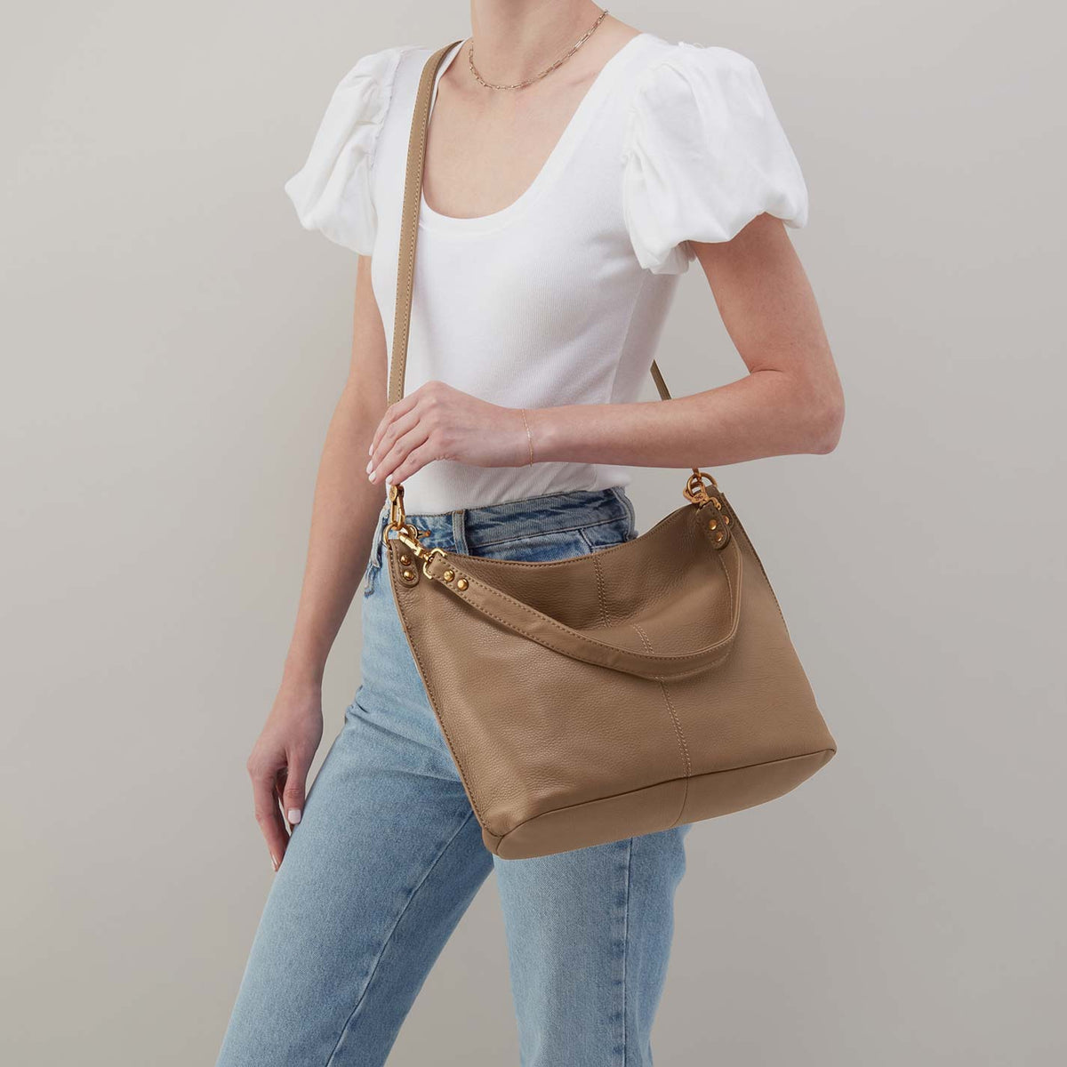 Hobo Bags "Pier" Shoulder Bag-Cedar Sagebrush