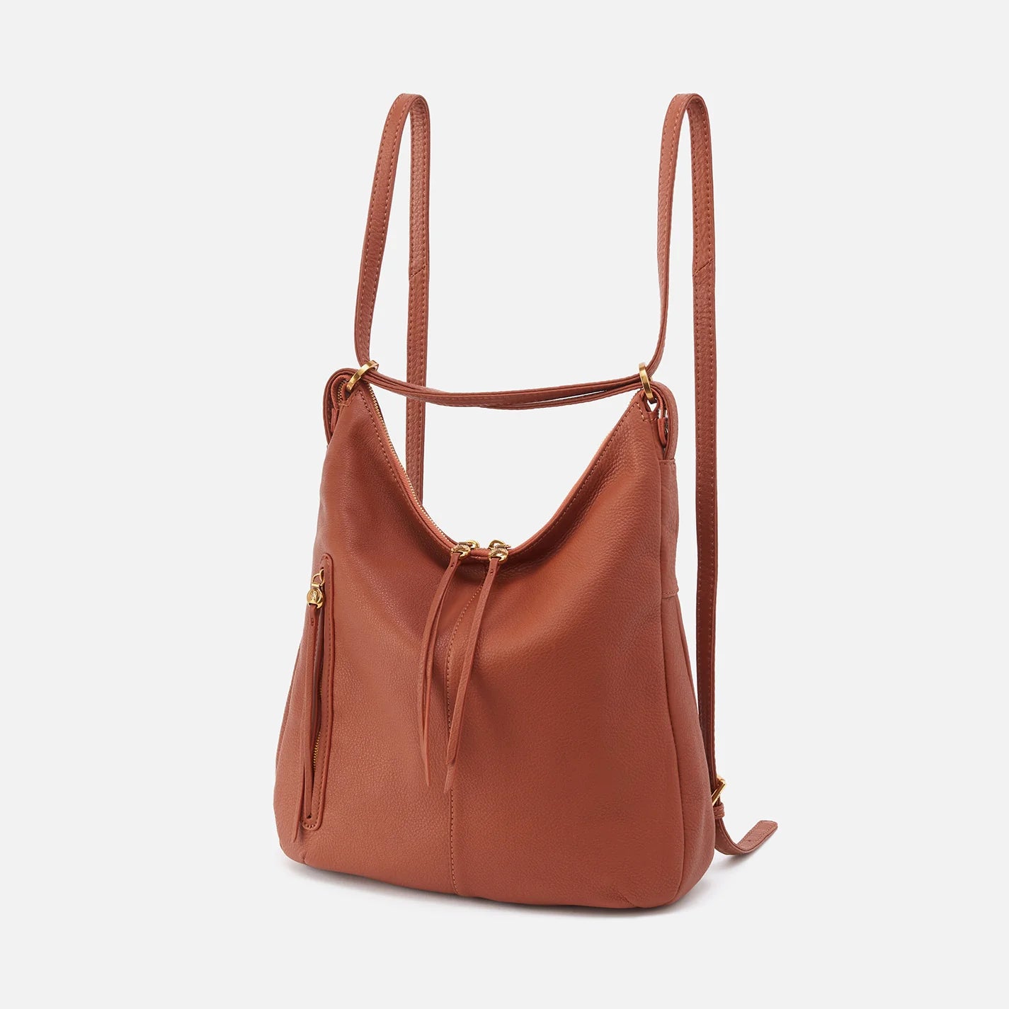 Hobo Bags "Merrin" Convertible Backpack-Cognac