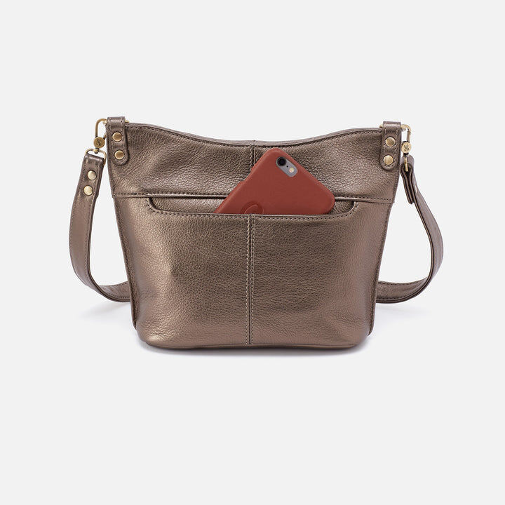 Hobo Bags "Pier" Small Crossbody-Metallic Pewter