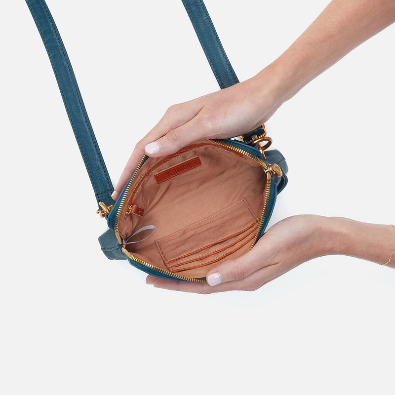 Hobo Bags “Fern” Slim Belt Bag-Midnight Teal